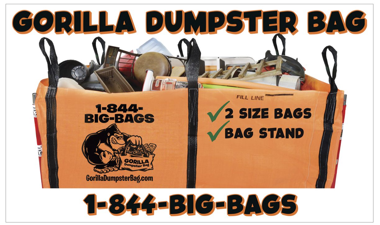 Yellowsack dumpster bag vs. dumpster rental — Yellowsack